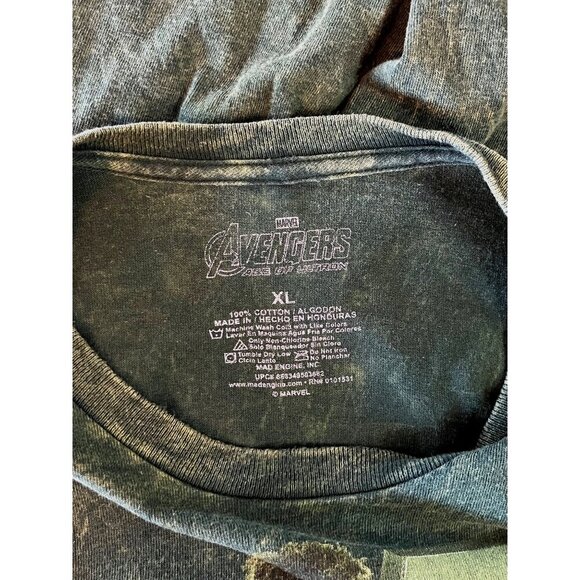 Marvel Avengers Hulk Graphic Short Sleeve T-Shirt XLARGE 100% Cotton Men’s - Picture 3 of 6